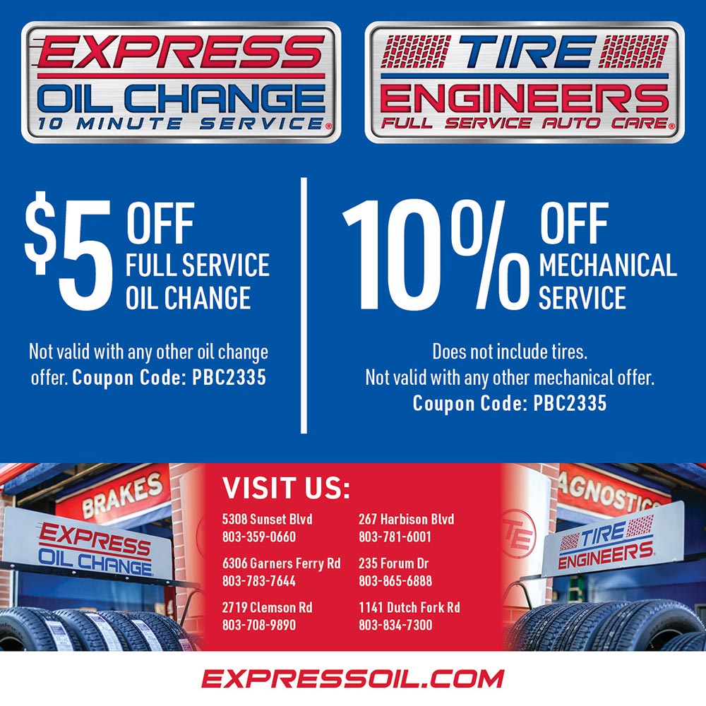 Express Oil Change | Tire Engineers