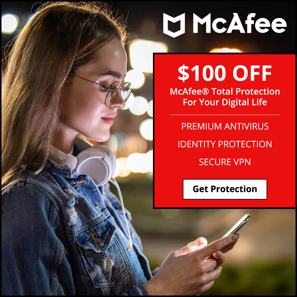 McAfee - click to view offer