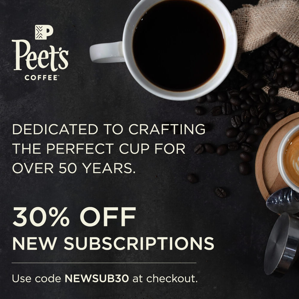 Peet's Coffee - click to view offer